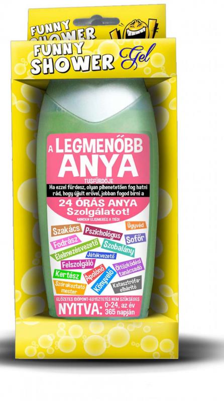 A legmenőbb anya – Tusfürdő 300 ml – Vicces ajándék anyáknak