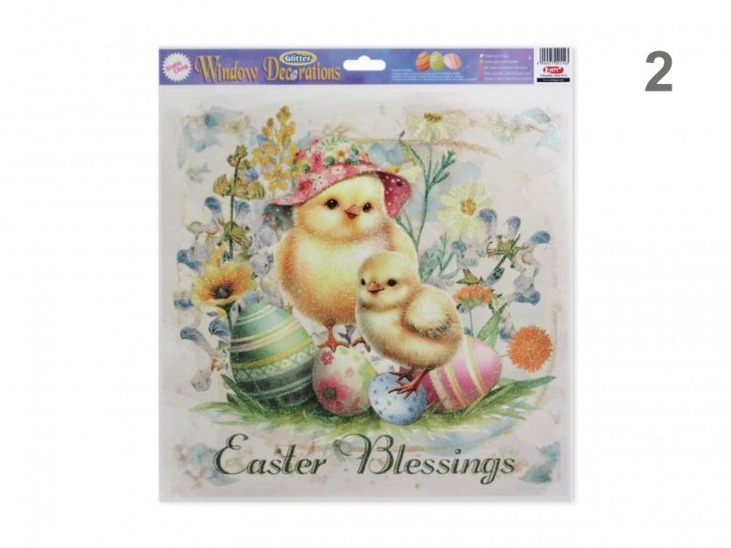 Ablakmatrica húsvéti 30x33cm FKD-2