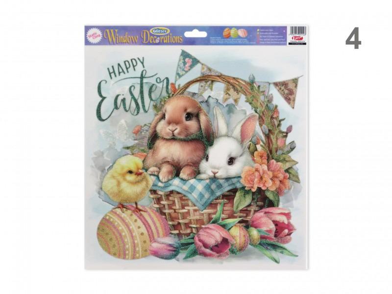 Ablakmatrica húsvéti 30x33cm FKD-4