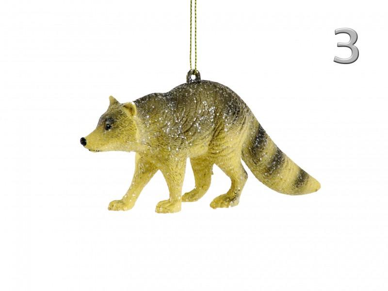 Akasztható Erdei állatok 12cm választható farkas, bagoly, kismadár