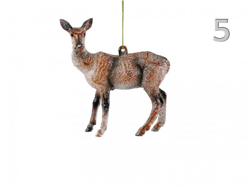 Akasztható Erdei állatok 12cm választható őzek szarvasok