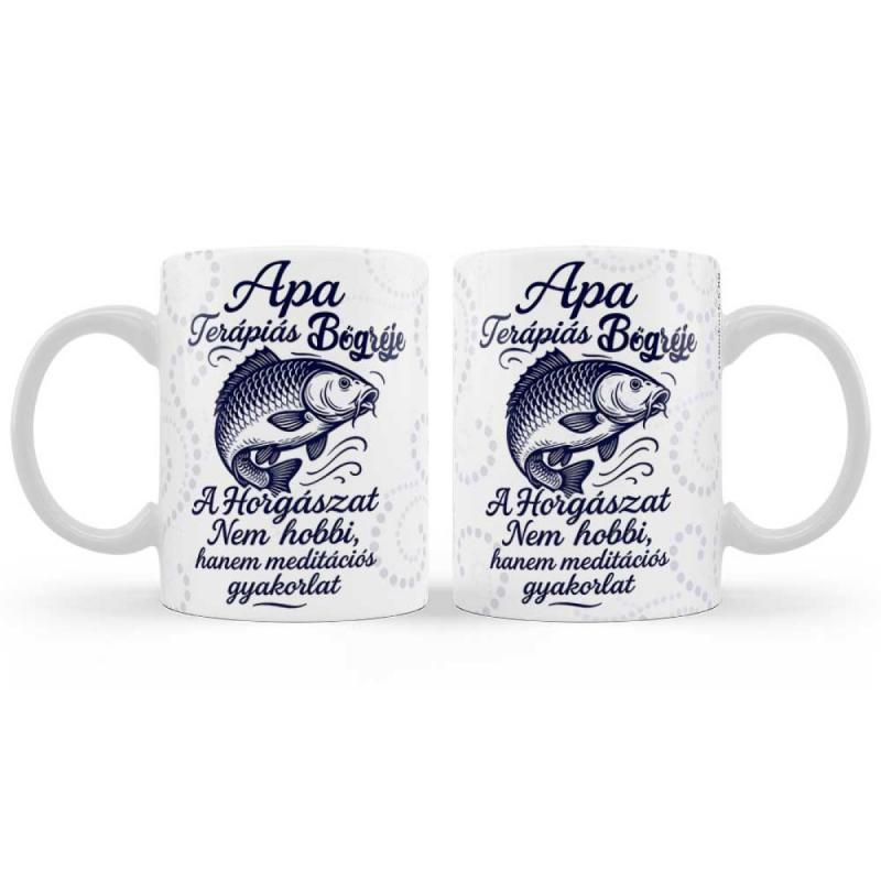 Apa Terápiás Bögréje - halas horgász ajándék