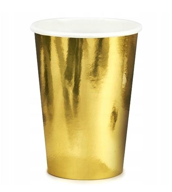 Arany papírpohár 6db-os szett 220ml