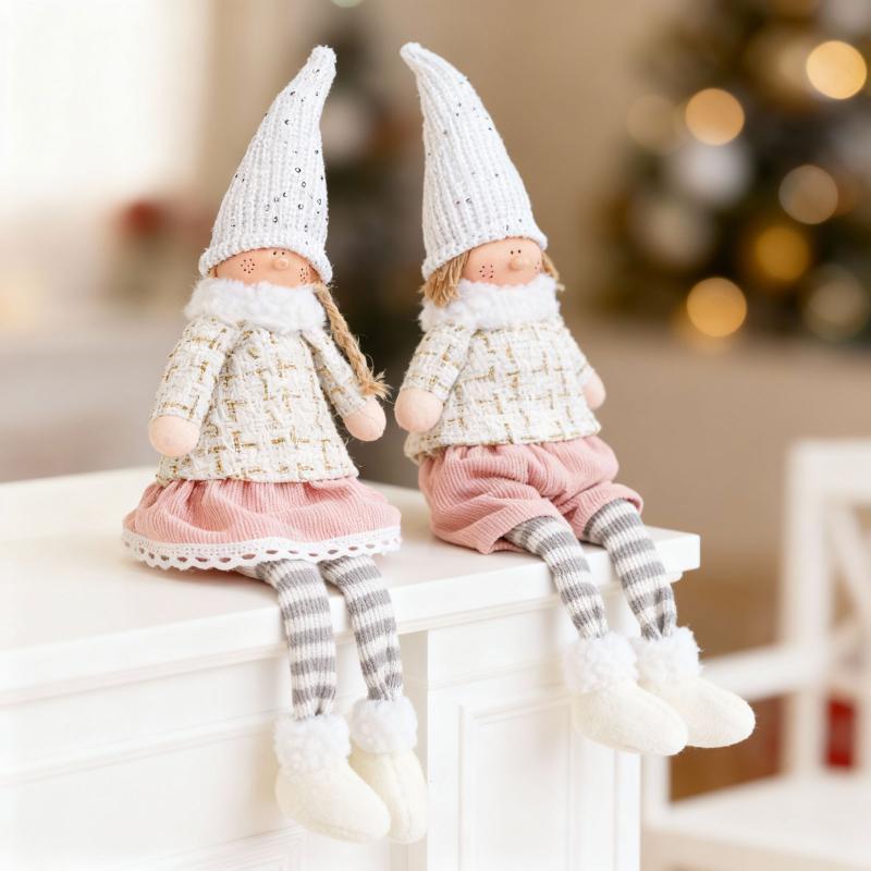 Baba dekoráció - lábbal - 46 cm - 2 féle