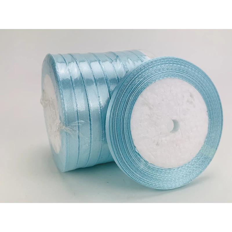 Babakék szatén szalag 6mm 10 tekercs