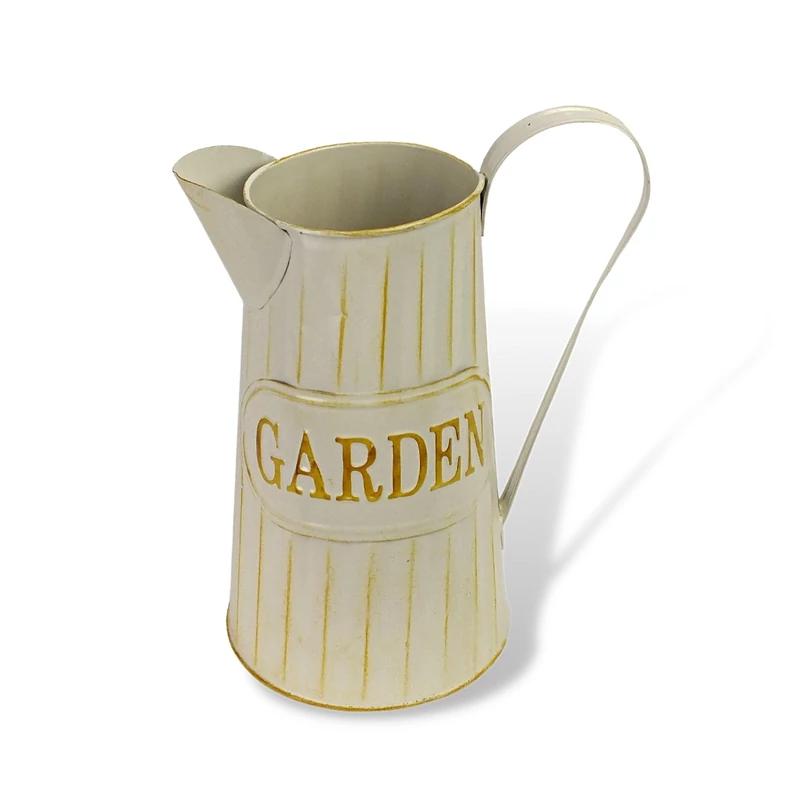 Bádog kancsó krém színű