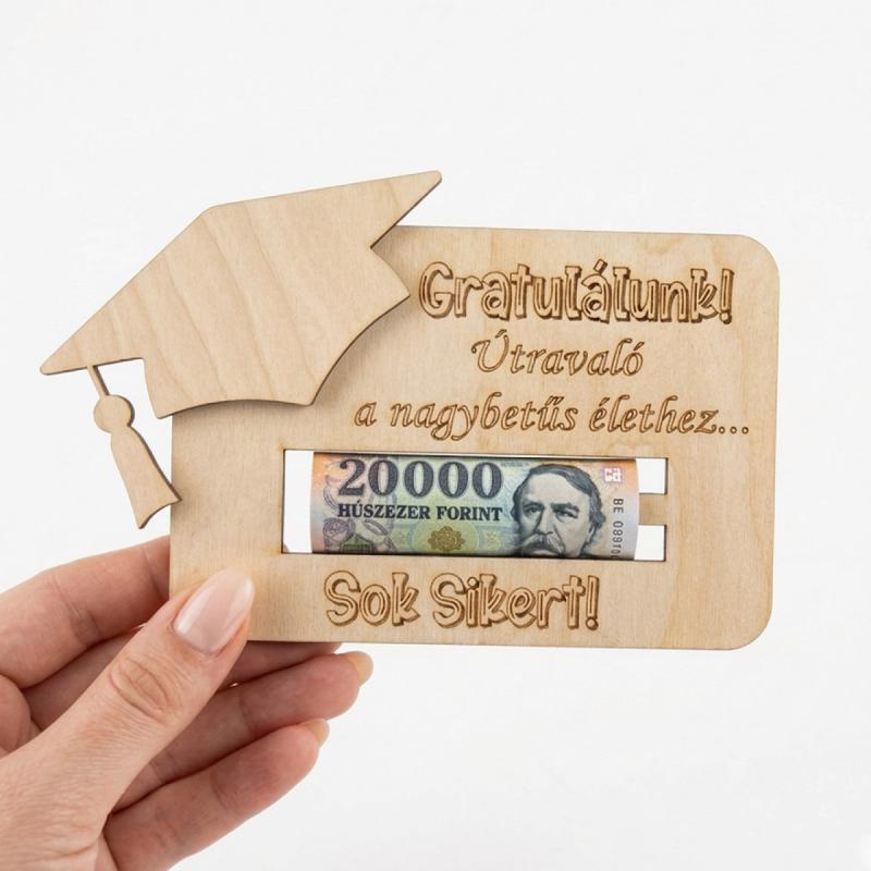 Ballagási Pénzátadó - Gratulálunk - Ballagási Ajándék