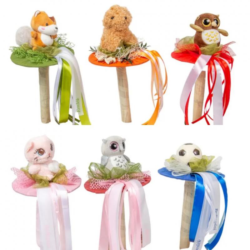 Ballagói csokor plüss figurával 30cm nem választható