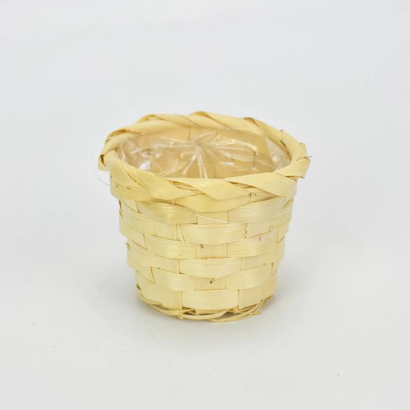 Bambusz kaspó natúr 9cm