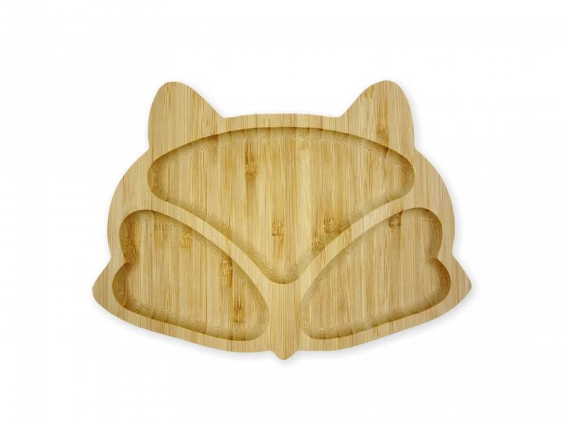 Bambusz kínáló róka 23x16cm