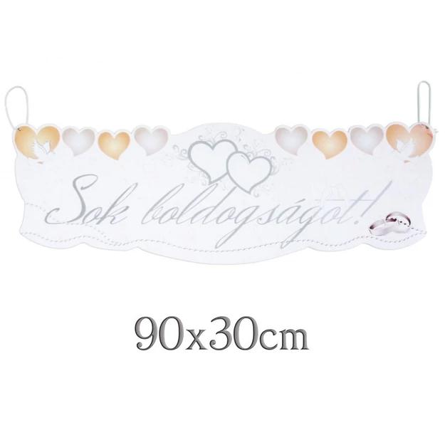 Banner Sok boldogságot galamb