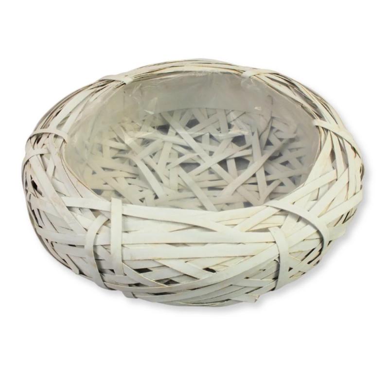 Bélelt fészek fehér 35x10cm