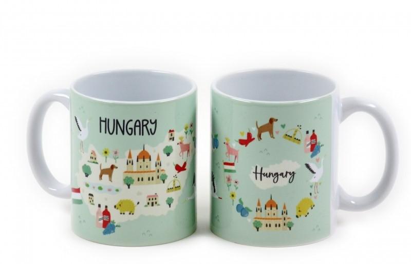 Bögre Hungary 3dl ikonikus