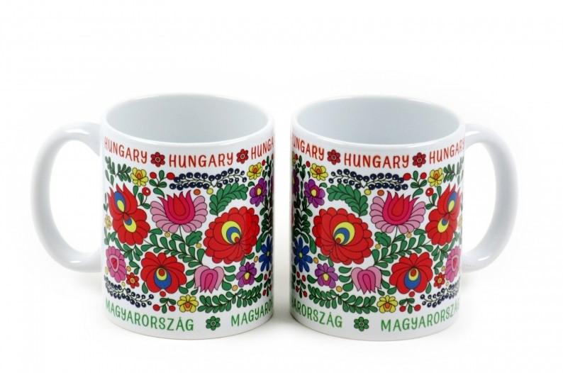 Bögre Hungary kalocsai színes 3dl