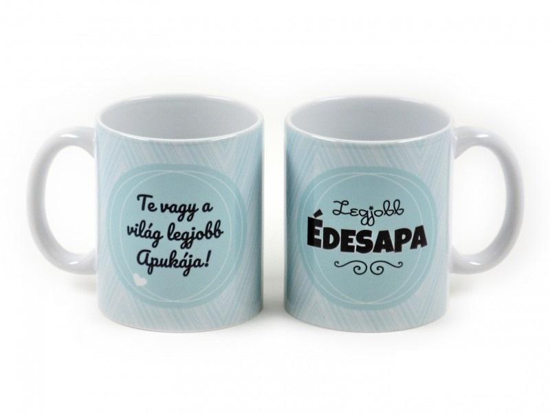 Bögre Legjobb Édesapa 3dl kék