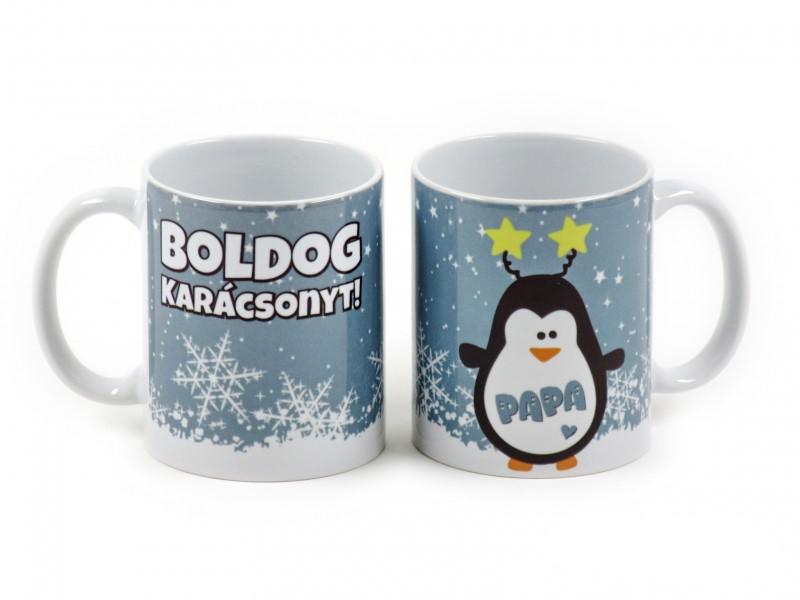 CQ05724 Karácsonyi bögre Boldog Karácsonyt Papa 3dl CK018