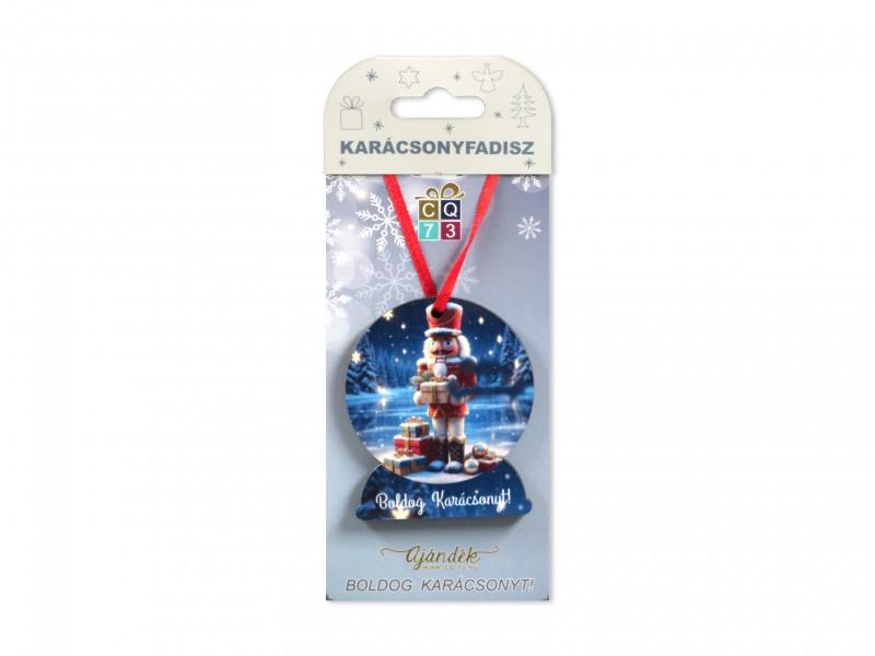 CQ08165 Karácsonyfadísz diótörő 7cm
