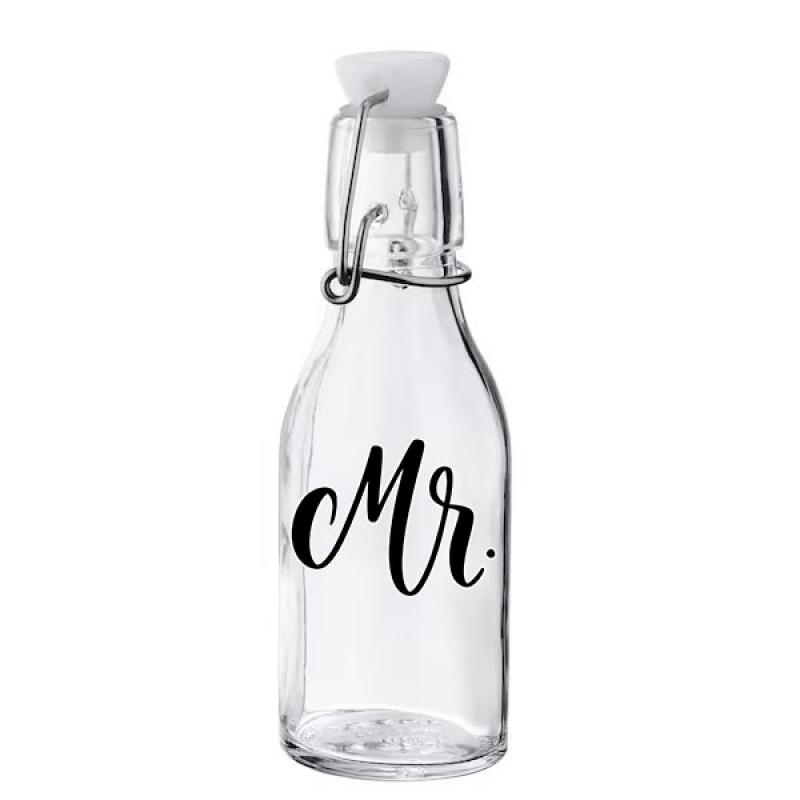 Csatos Üveg - 150 ml - Mr. - Ajándék Férjnek - Esküvői Kellék