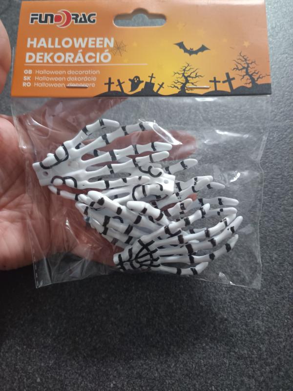 Csontváz kéz 6db 7,5cm csomagban