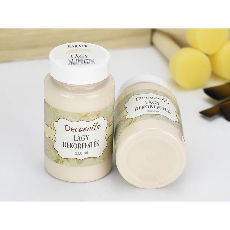 Decorolla lágy dekorfesték 110ml barack