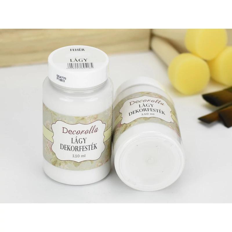Decorolla lágy dekorfesték 110ml fehér