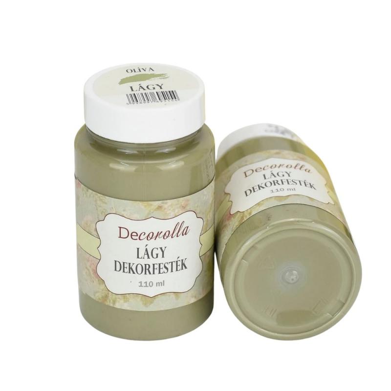 Decorolla lágy dekorfesték 110ml olíva
