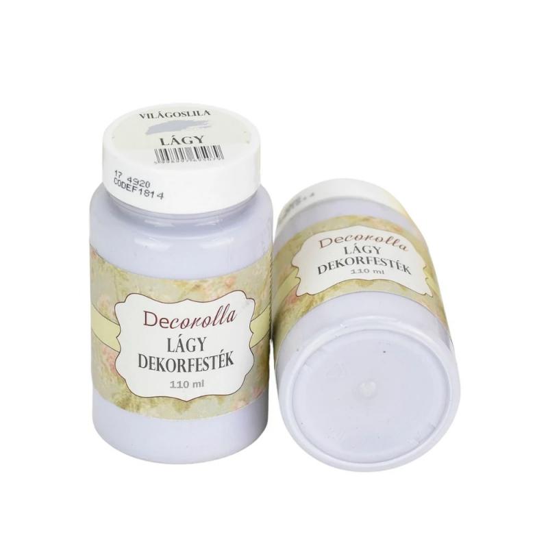Decorolla lágy dekorfesték 110ml világoslila