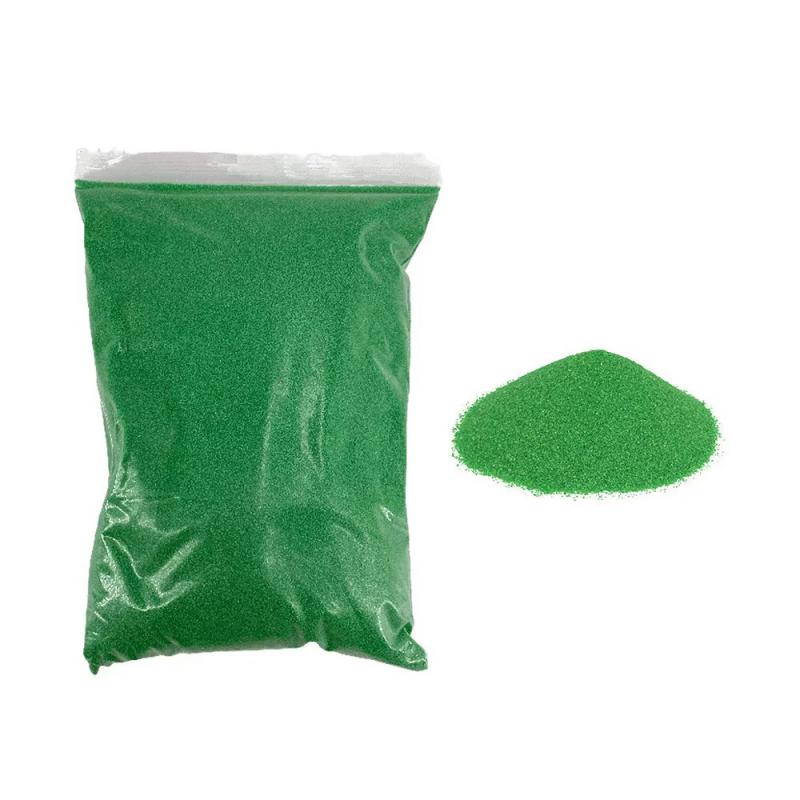 Dekorhomok 1kg sötét zöld