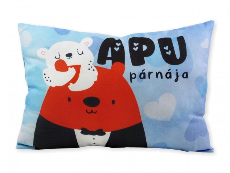 Díszpárna Apa párnája 38x28cm