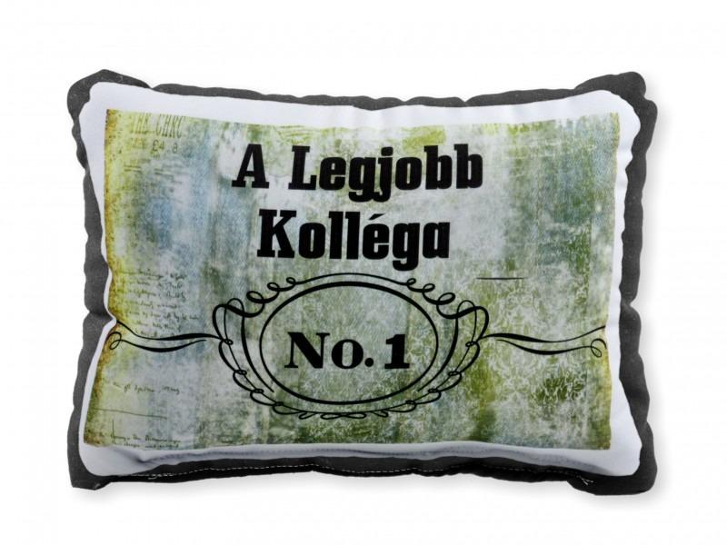 Díszpárna Legjobb Kolléga No.1 32x24cm