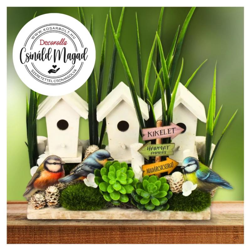 DIY Csináld magad - Madárcsicsergő dísz