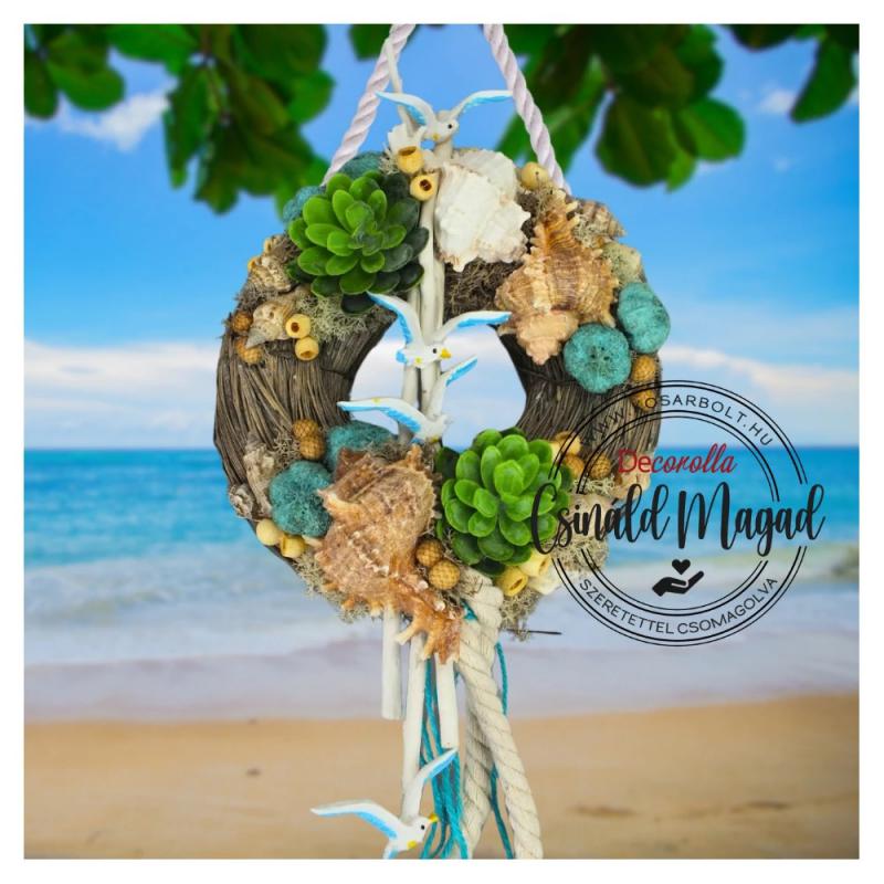 DIY Csináld magad - Tengerparti hangulatú kopogtató