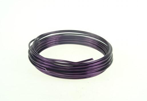 Drót aluminium 5m padlizsán