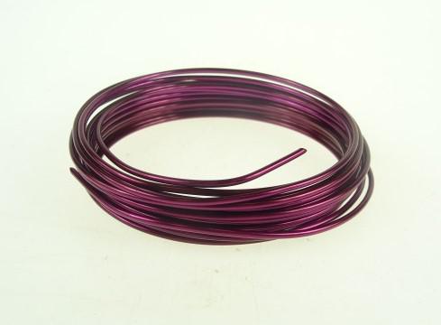 Drót aluminium 5m pink