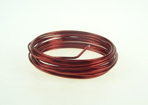 Drót aluminium 5m piros