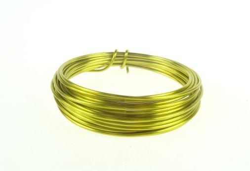 Drót aluminium 5m sárga