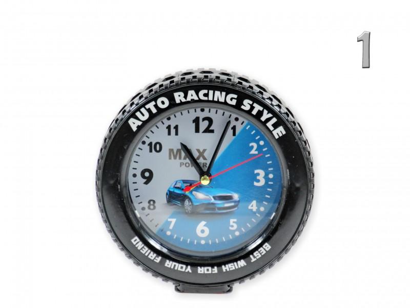 Ébresztőóra kerék 14,5cm 3f kék sportkocsi