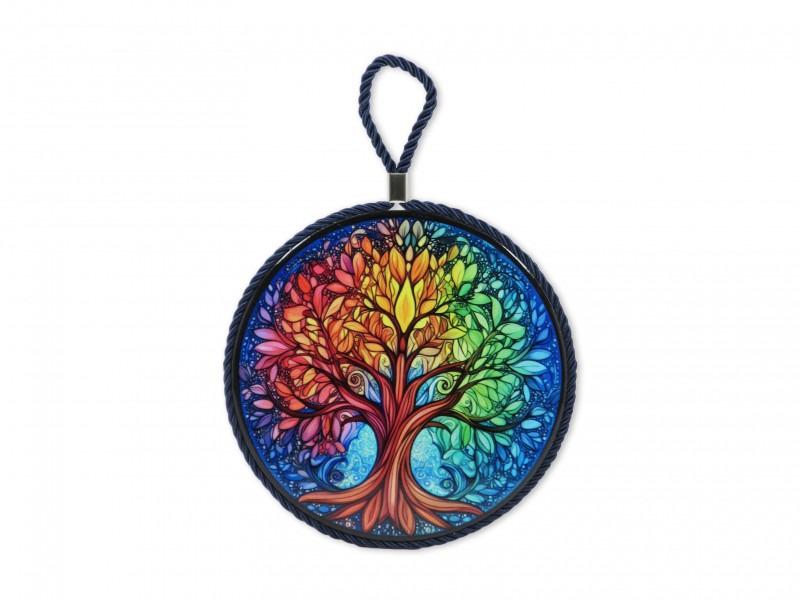 Edényalátét Életfa 17x19cm