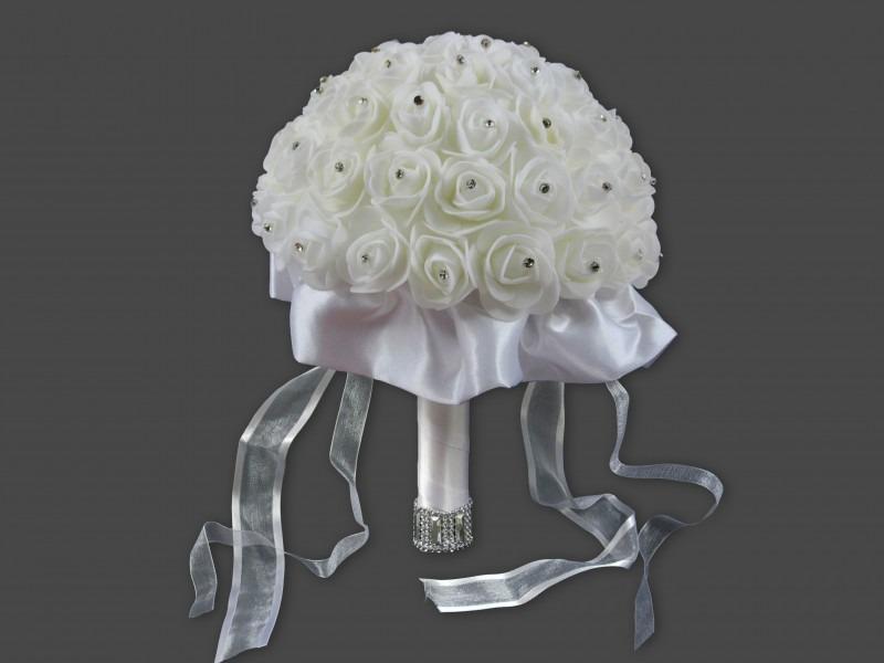 Esküvői rózsacsokor 19x24cm