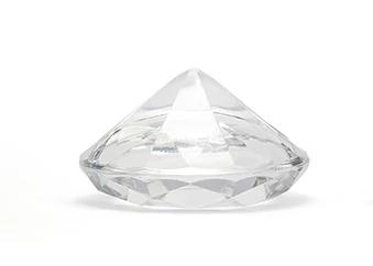 Esküvői ültetőkártya tartó gyémánt 4cm 10db/cs