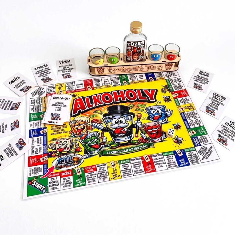 Észbontó Túra - Alkoholy - Vicces Ivós Társasjáték