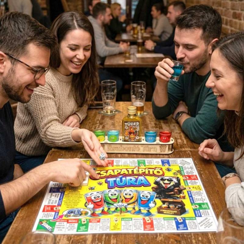 Észbontó Túra - Csapatépítő Túra - Vicces Ivós Társasjáték Csapatépítő Játék
