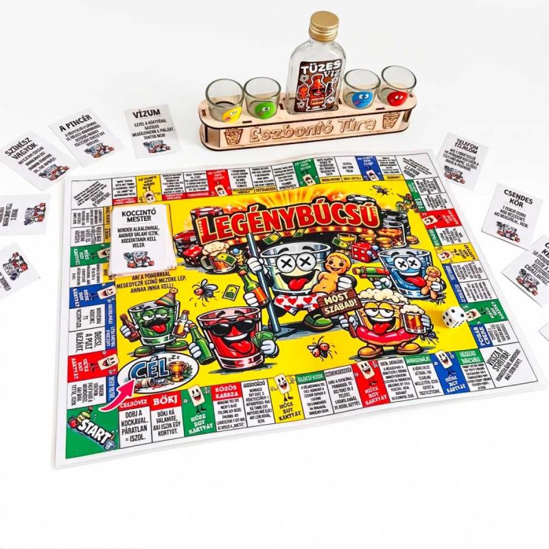 Észbontó Túra - Legénybúcsú - Vicces Ivós Társasjáték Legénybúcsúra Legénybúcsús Feladatokkal