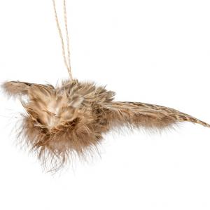Akasztós repülő bagoly barna 25cm