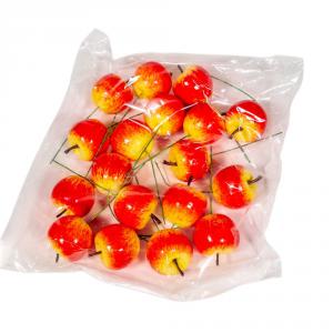 Alma betűző sárga-piros 4+6cm 18db-os