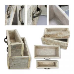 Antikolt fa fiók 2db/szett