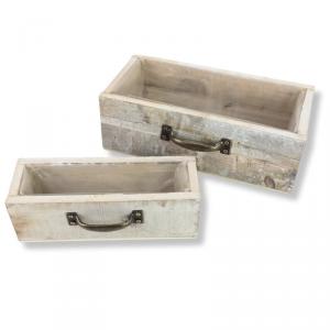 Antikolt fa fiók 2db/szett