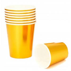 Arany papírpohár 6db-os szett 220ml