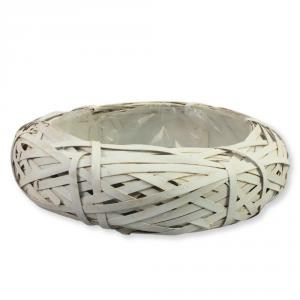 Bélelt fészek fehér 35x10cm