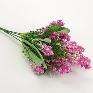 Bogyós csokor sötétrózsaszín 1db